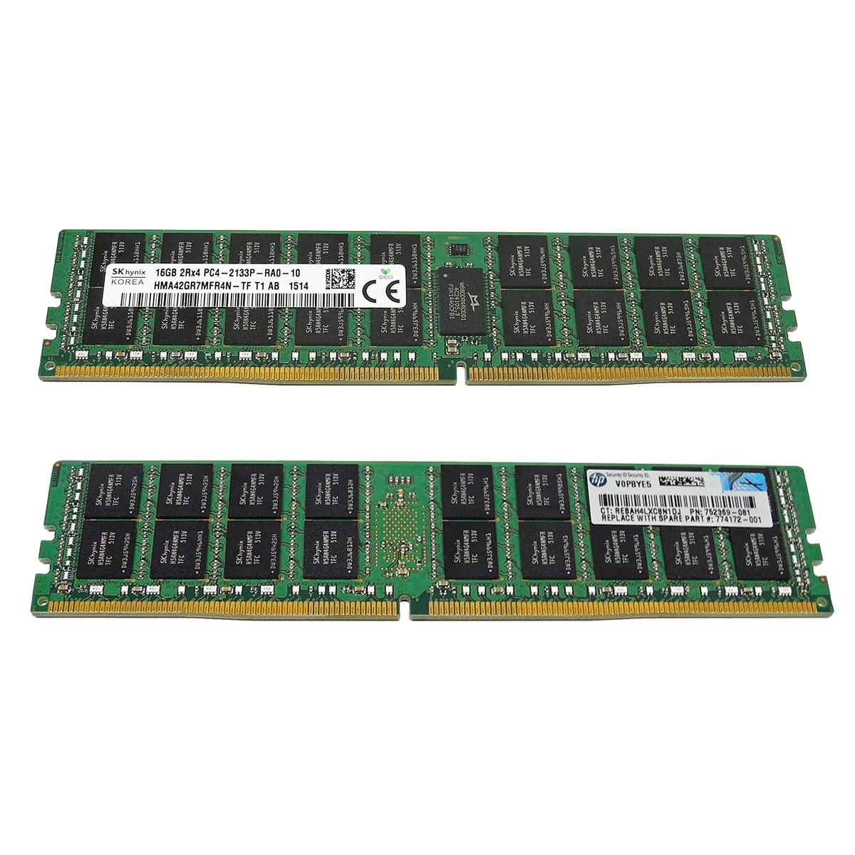 64GB HP SKhynix 4x16GB DDR4 RAM 752369-081 774172-001 DL360 G9 DL380 G9 BL460c G9 64GB HP SKhynix 4x16GB DDR4 RAM 752369-081 774172-001 DL360 G9 DL380 G9 BL460c G9