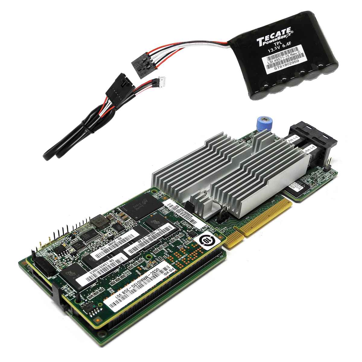 Cisco UCSC-MRAID12G 8-Port SAS RAID Controller + 2 GB Cache Module + BBU Cisco UCSC-MRAID12G 8-Port SAS RAID Controller + 1 GB Cache Module + BBU #1