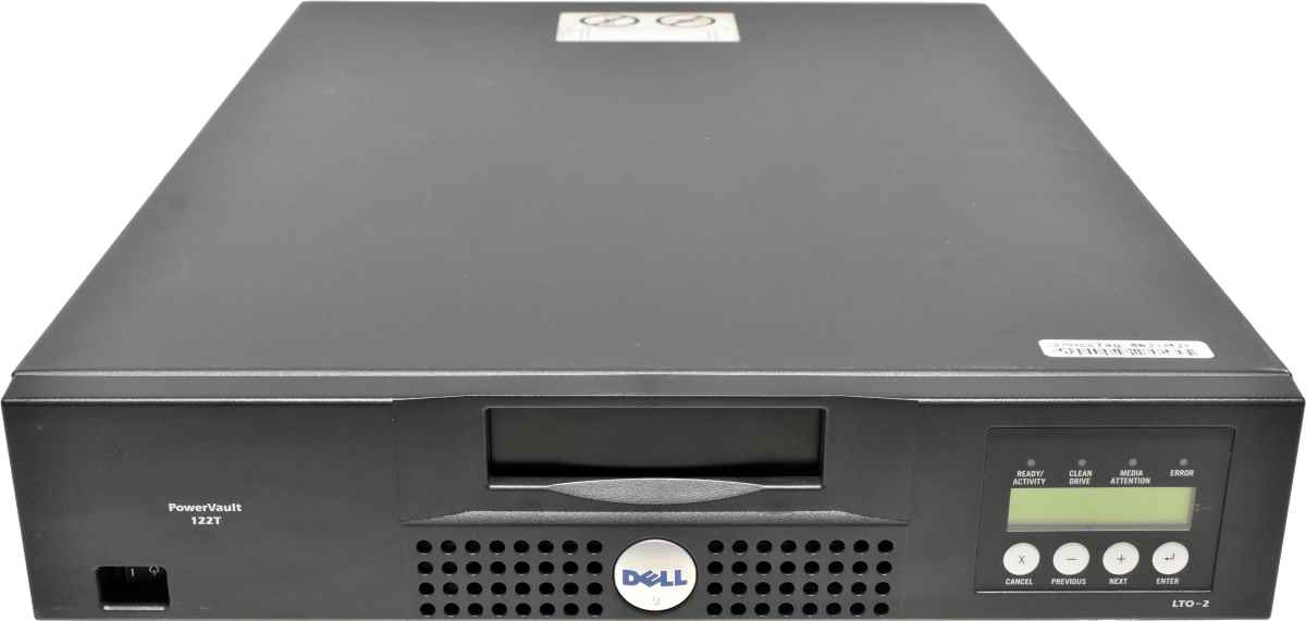 Dell PowerVault 122T 8-Slot LTO-2 SCSI Tape Autolader 0YC943 Dell PowerVault 122T 8-Slot LTO-2 SCSI Tape Autolader 0YC943