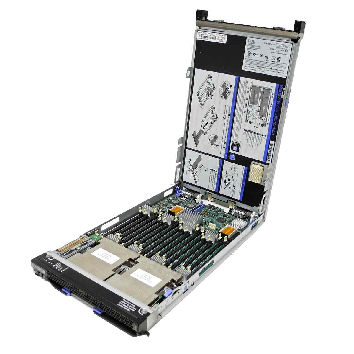 Blade Center HX5 7873-AC1 Blade Server + Expansion Module DC-BPE4 Blade Center HX5 7873-AC1 Blade Server + Expansion Module DC-BPE4