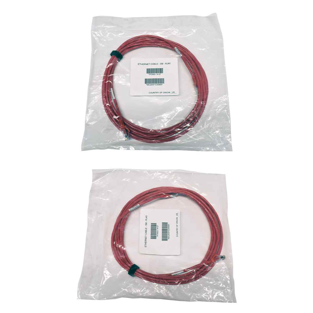 Hitachi Ethernet Cable-5M-RJ45 IP0662-14-S Patch Cable RJ-45 Cat6 CMR red NEW NEU