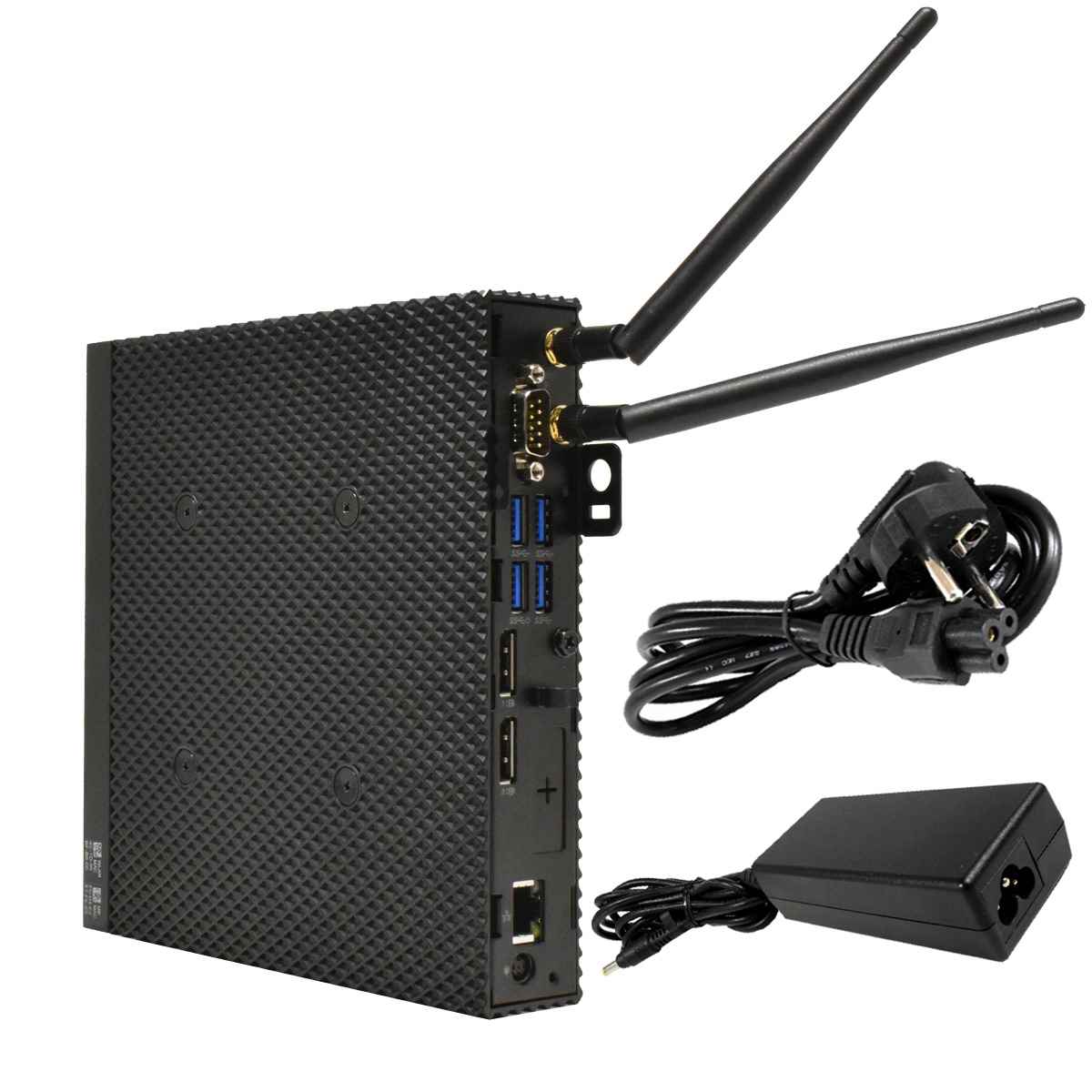 Dell Wyse 5070 Thin Client Intel J4105 1.5GHz CPU 4GB PC4 16GB eMMC Wifi USB 3.0 1xFuß 2xAntene 1xNetzteil
