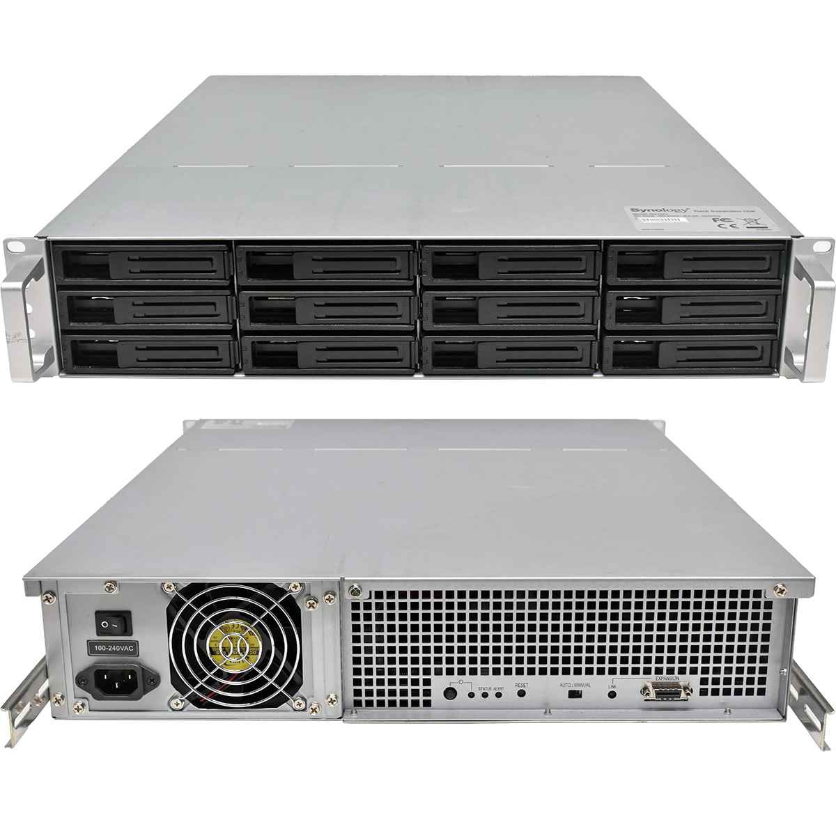 Synology RX1211 12-Bay 2U Rack Station Storage Expansion +Caddys for RS2211+