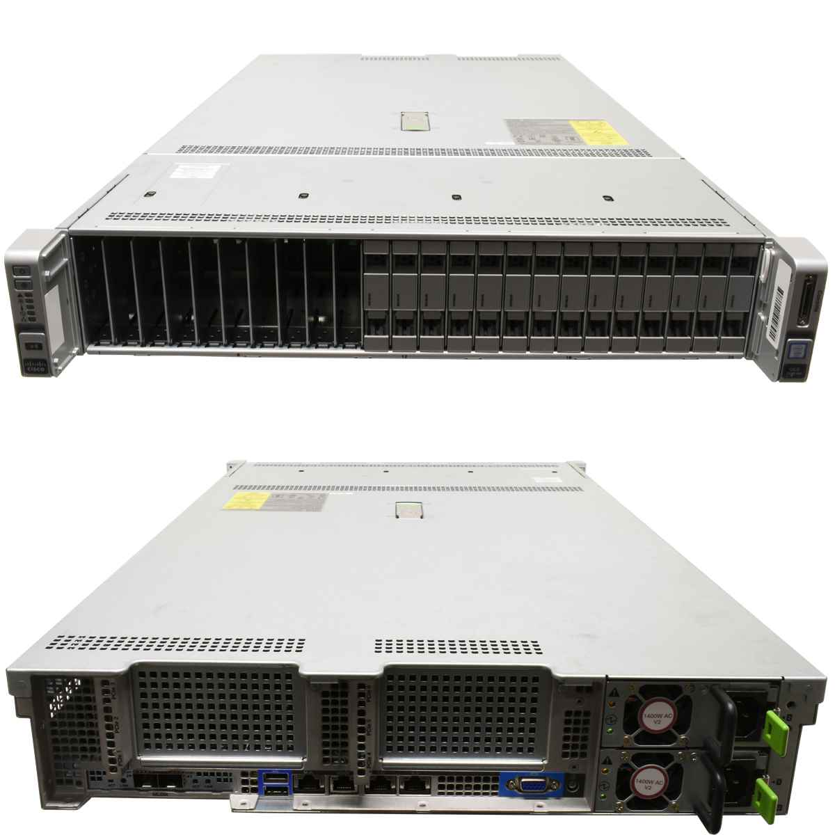 CISCO UCS C240 M4 RackServer 2xE5-2650 V3 32GB PC4 SAS 2,5 HDD 24 Bay MRAID12G 2U SFF CISCO UCS C240 M4 RackServer 2x E5-2620 V4 2,10GHz 8C 64GB PC4 24 x SFF 2,5