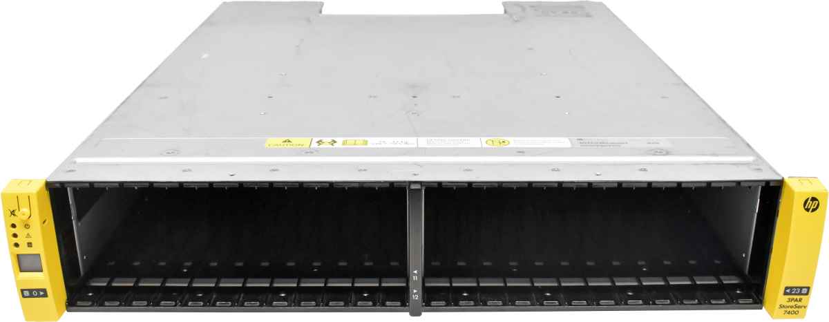 HP QR483-63002 3PAR StoreServ 7400 Chassis  2x PSU 24Bay 2,5"