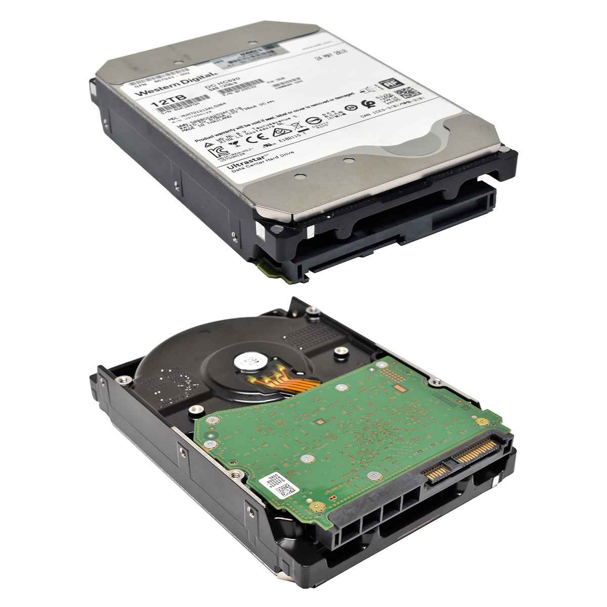 HP WD Ultrastar 12TB 867943-002 HUH721212AL5204 3.5" 7.2K 12G SAS HDD