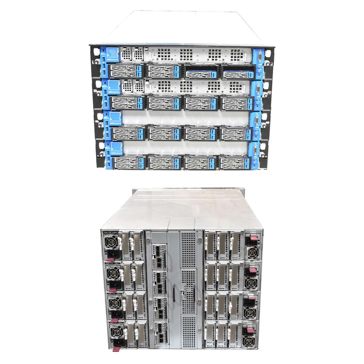 ATOS-Bull-Sequana-S800-Blade-System-Chassis-4x-MGM-003.jpg ATOS Bull Sequana S800 Blade System Chassis 4x MGMT Module 8x PSU 4x Blade