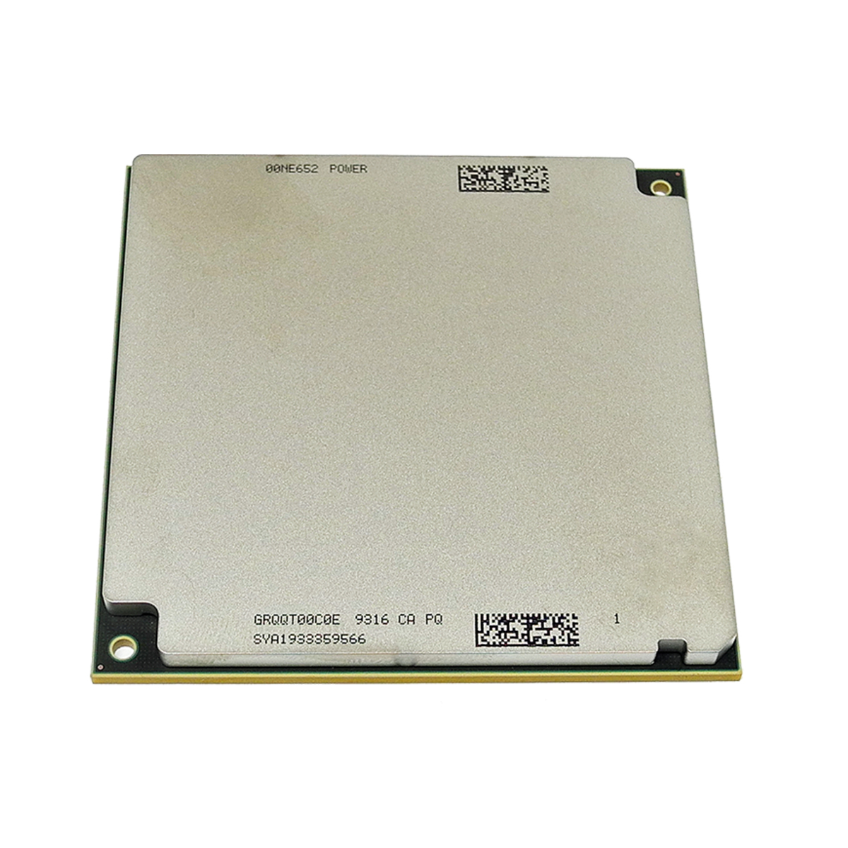 IBM Power 8 Processor 8-Core 9316 CA PQ 4.35 GHz GRQQT00C0E 00NE652 IBM Power 8 Processor 8-Core 9316 CA PQ 4.35 GHz GRQQT00C0E 00NE652
