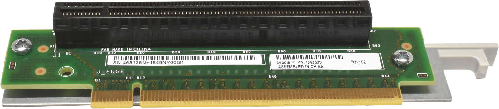 Sun-Oracle-Riser-Card-x1-Slot-für-X7-2-X8-2-734359-002.jpg Sun Oracle Riser Card x1 Slot für X7-2, X8-2 7343599 7343589
