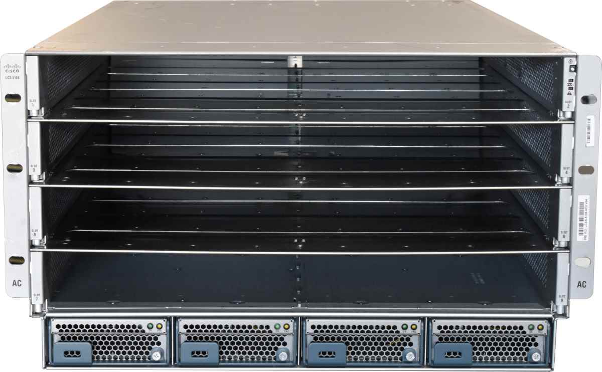 Cisco Blade Server Chassis UCS 5108 68-5091-05 2x 40G Module UCS-IOM-2304