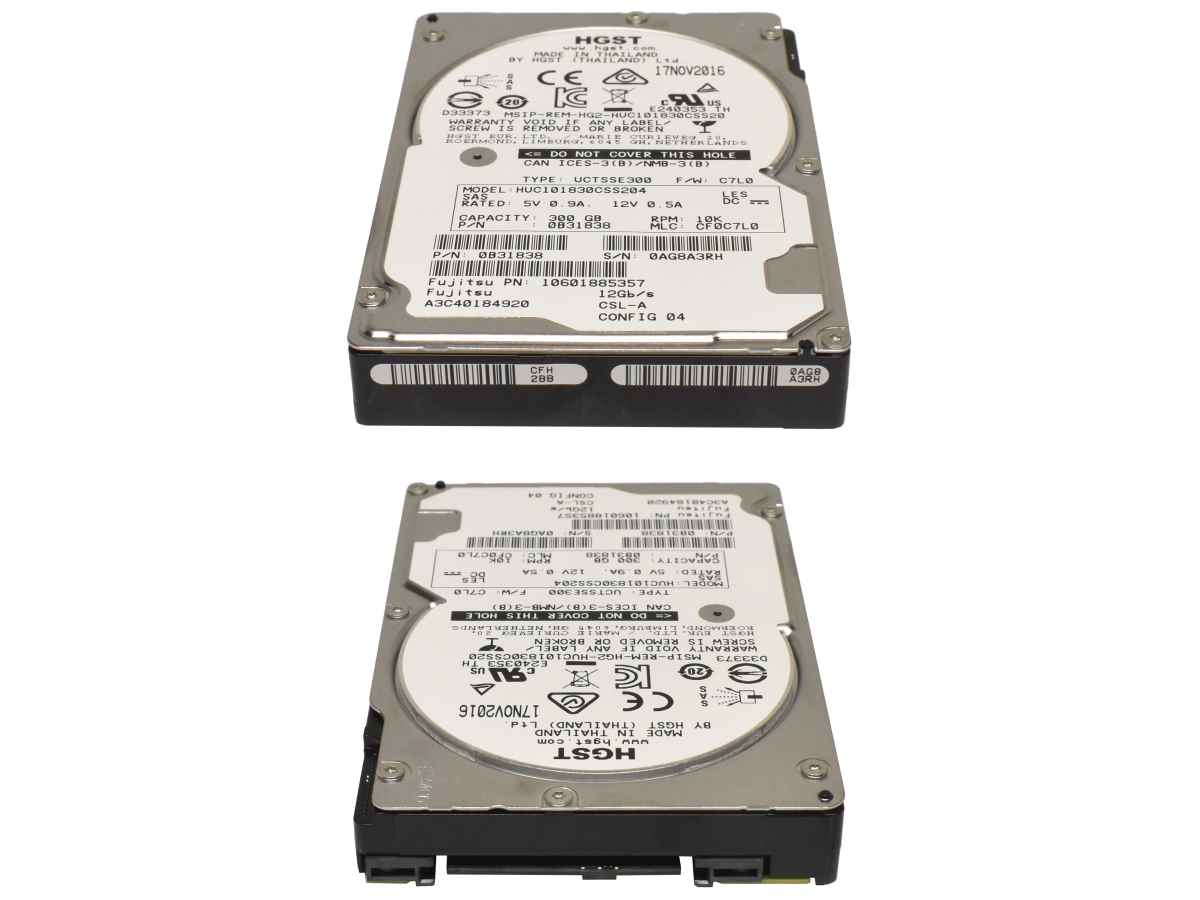 HGST 300GB 2.5" 12G 10K SAS HDD Festplatte HUC101830CSS204 0B31838 HGST 300GB 2.5" 12G 10K SAS HDD Festplatte HUC101830CSS204 0B31838