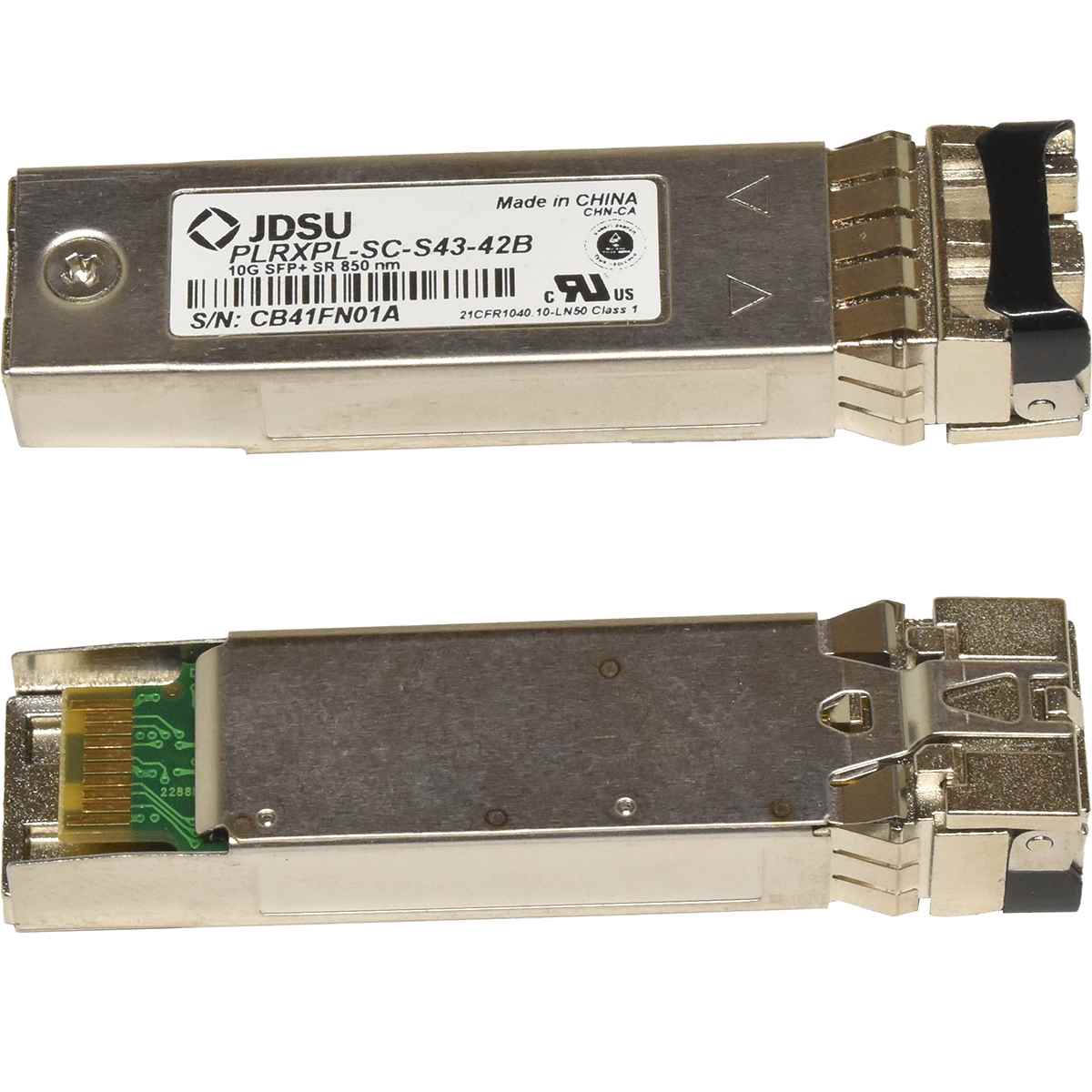 JDSU GBIC PLRXPL-SC-S43-42B 10G SFP+ SR 850nm 300m Transceiver