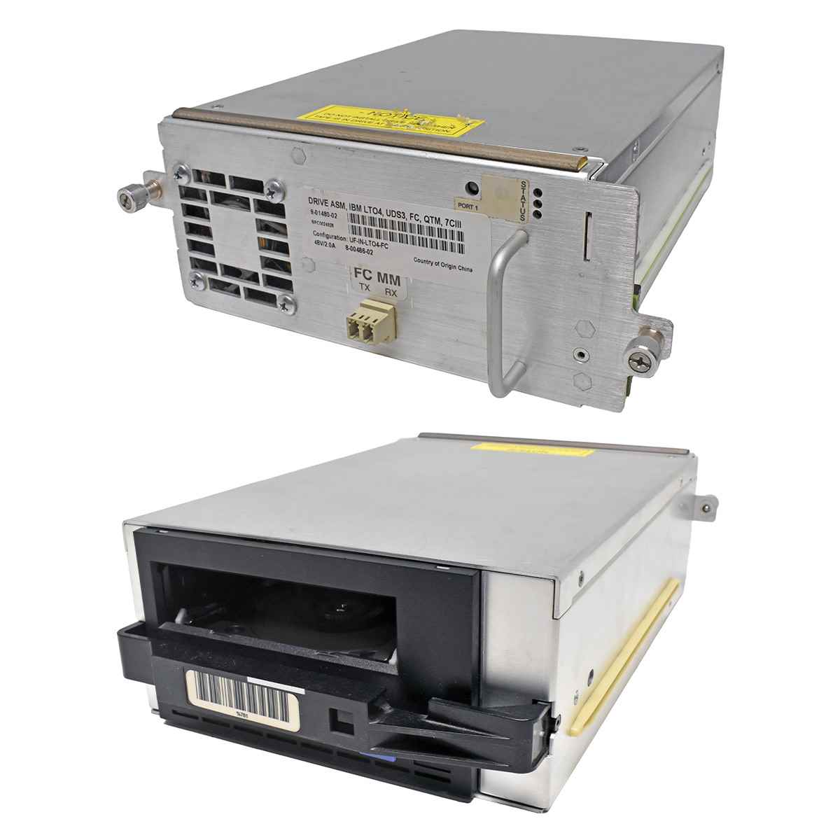 Quantum 9-01480-02 8-00486-02 DRV ASM IBM LTO-4 UDS3 FC 4G QTM 7CIII Tape Drive
