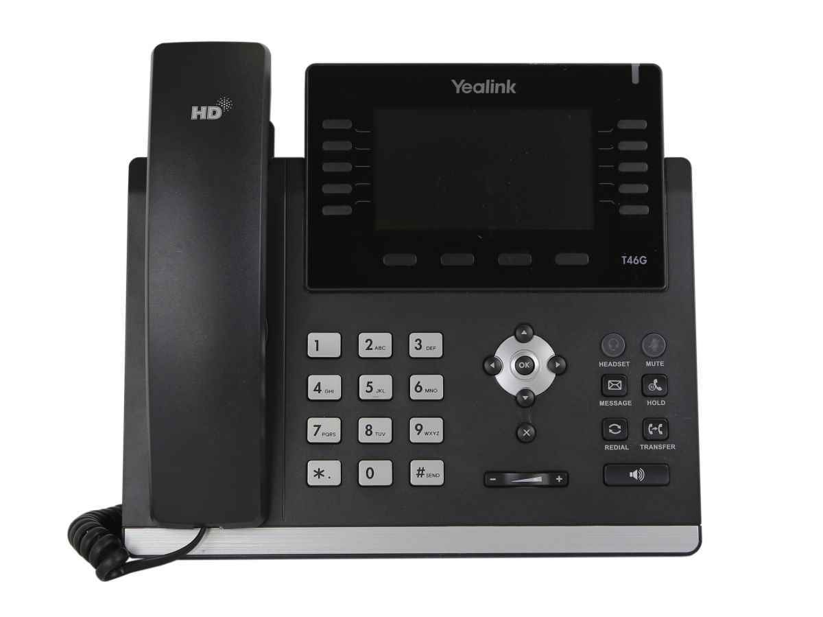 Yealink SIP-T46G Ultra-Elegant Gigabit IP Phone Handset without Stand INF