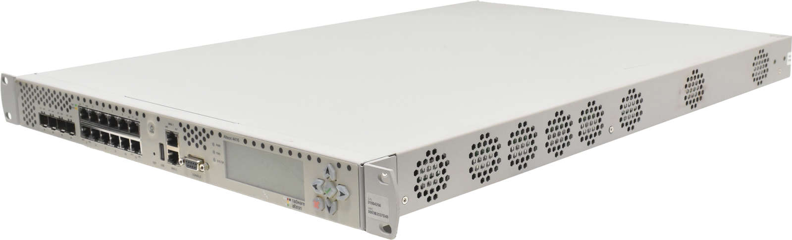 Radware-Alteon-4416-1G-12-Port-RJ-45-GE-4-Port-SFP-003.jpg Radware Alteon 4416-1G 12-Port RJ-45 GE 4-Port SFP Mini-GBIC Application Delivery Controller Rack Ears