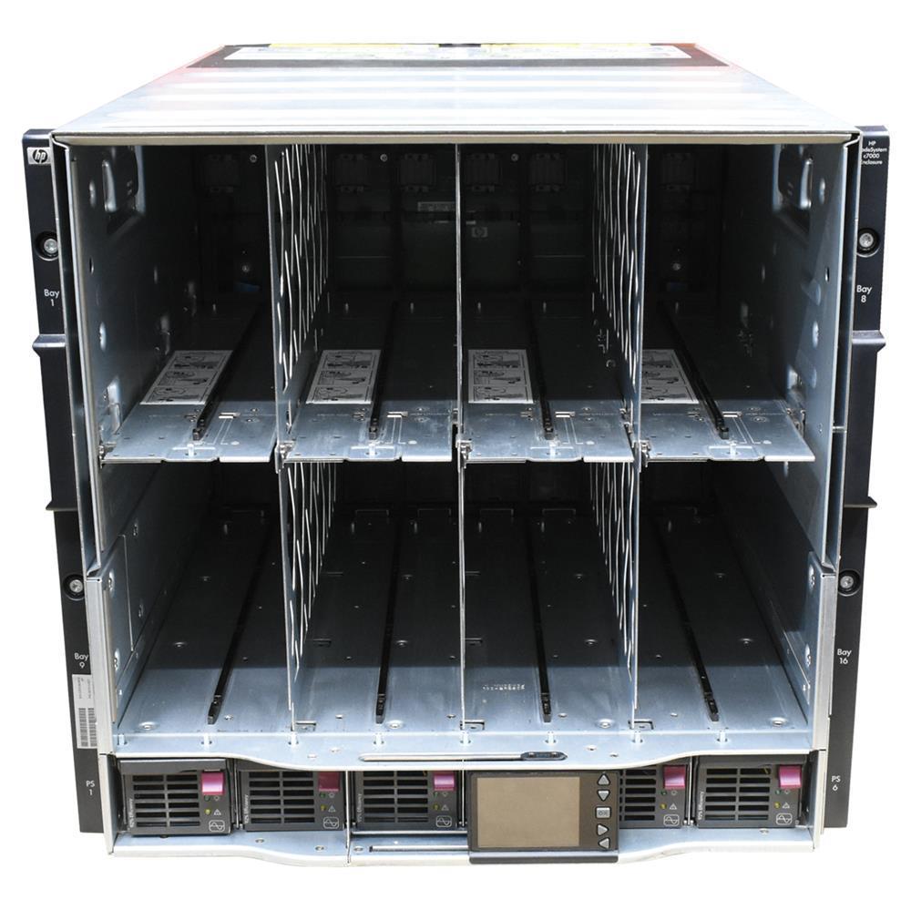 HP BladeSystem c7000 Enclosure 507019-B21 Chassis 1x 519346-001 2x 503826-001 6x PWS HP BladeSystem c7000 Enclosure 507019-B21 Chassis 1x 519346-001 2x 503826-001 6x PWS