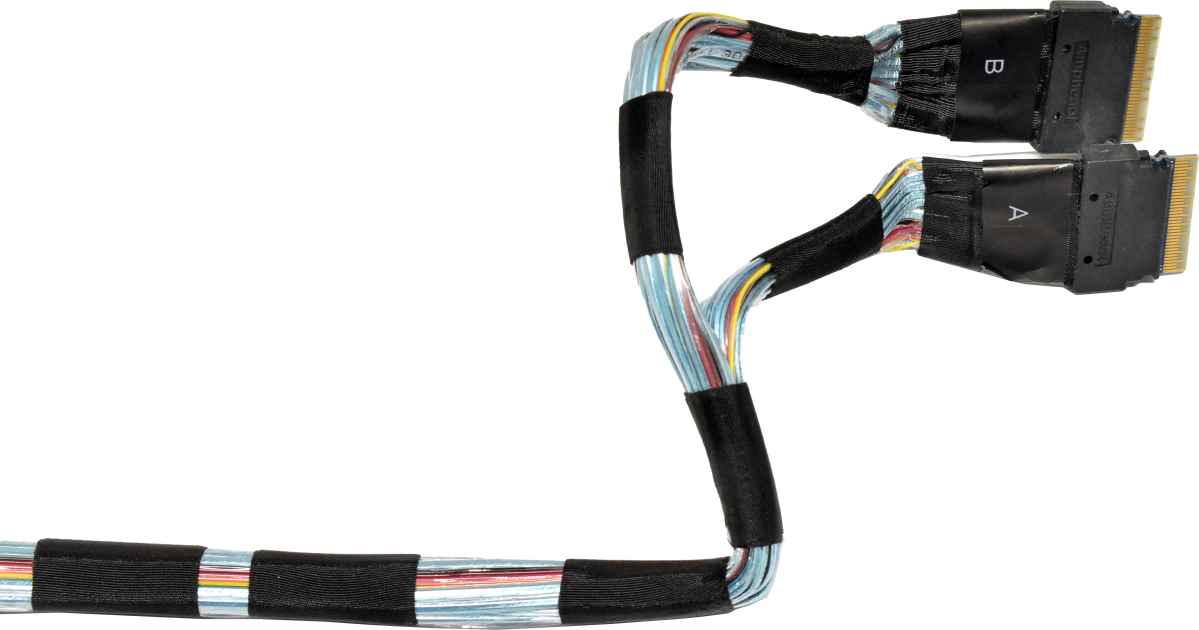 Dell 04JW8N 2x SFF-8654 - 2x SFF8654 70cm NVMe Data Cable for R740 R740xd R940 Dell 04JW8N 2x SFF-8654 - 2x SFF8654 70cm NVMe Data Cable for R740 R740xd R940