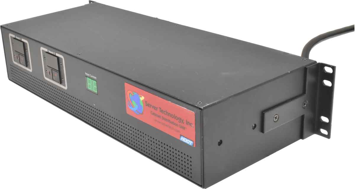 Server Technology PDU Smart Cabinet Distribution Unit 24x Output (18x C13 / 6x C19) Rack Ears CS-24HEK4B3H2