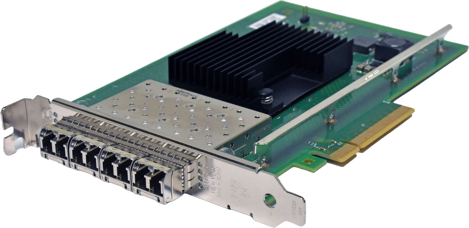 Lenovo Intel X710-DA4 FH EX710DA4FHG1P5 Quad-Port 10G NIC +Mini GBICs FH
