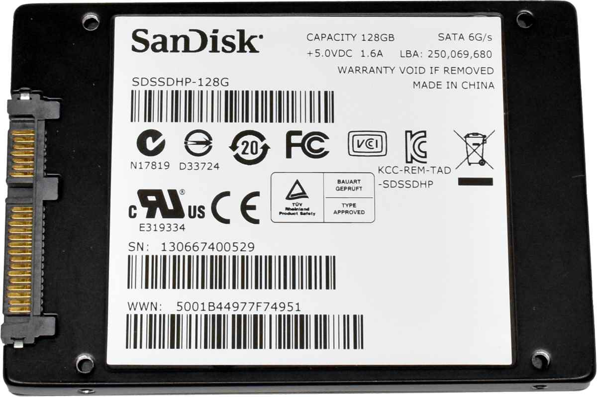 SanDisk Ultra Plus 128GB SDSSDHP-128G 2.5" SATA SSD
