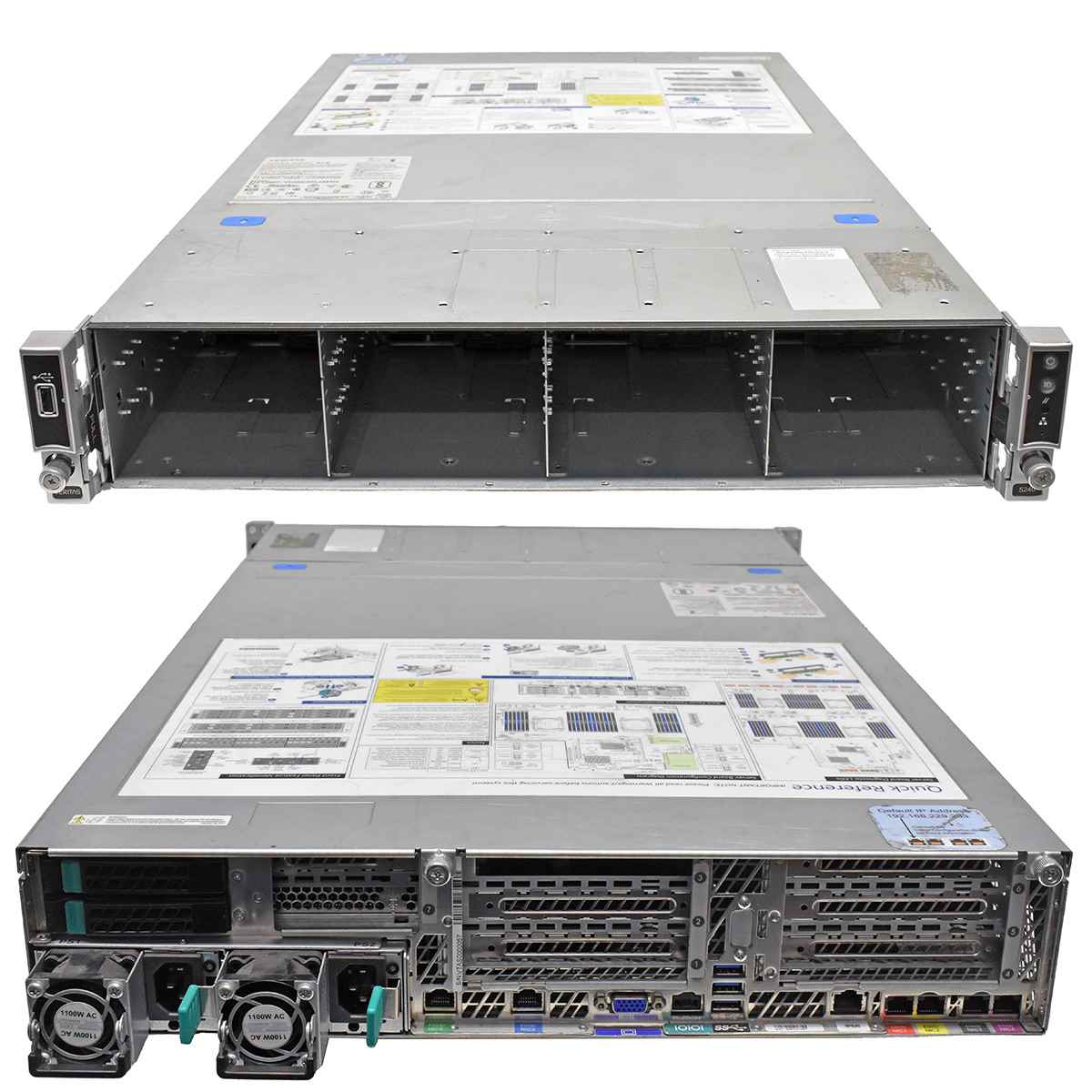 Intel Server 2U R2312WTTYSR 2x E5-2660v4 64GB PC4 24x SFF & 2x SFF RS3UC080 Intel Server 2U R2312WTTYSR 2x E5-2660v4 64GB PC4 24x SFF & 2x SFF RS3UC080