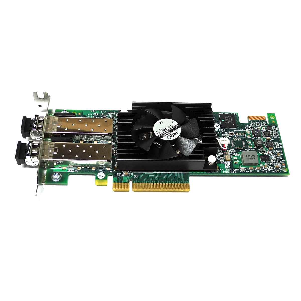 DELL Emulex LPE16002 Dual-Port 16Gb PCIe x8 FC Server Adapter 08RJMK +2x SFP+ DELL Emulex LPE16002 Dual-Port 16Gb PCIe x8 FC Server Adapter 08RJMK +2x SFP+