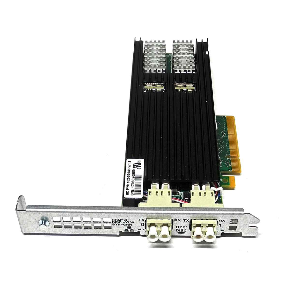 Blue Coat 102-02646 Dual-Port 10Gb Fibre Channel MMF PCIe x8 Server Adapter Blue Coat 102-02646 Dual-Port 10Gb Fibre Channel MMF PCIe x8 Server Adapter