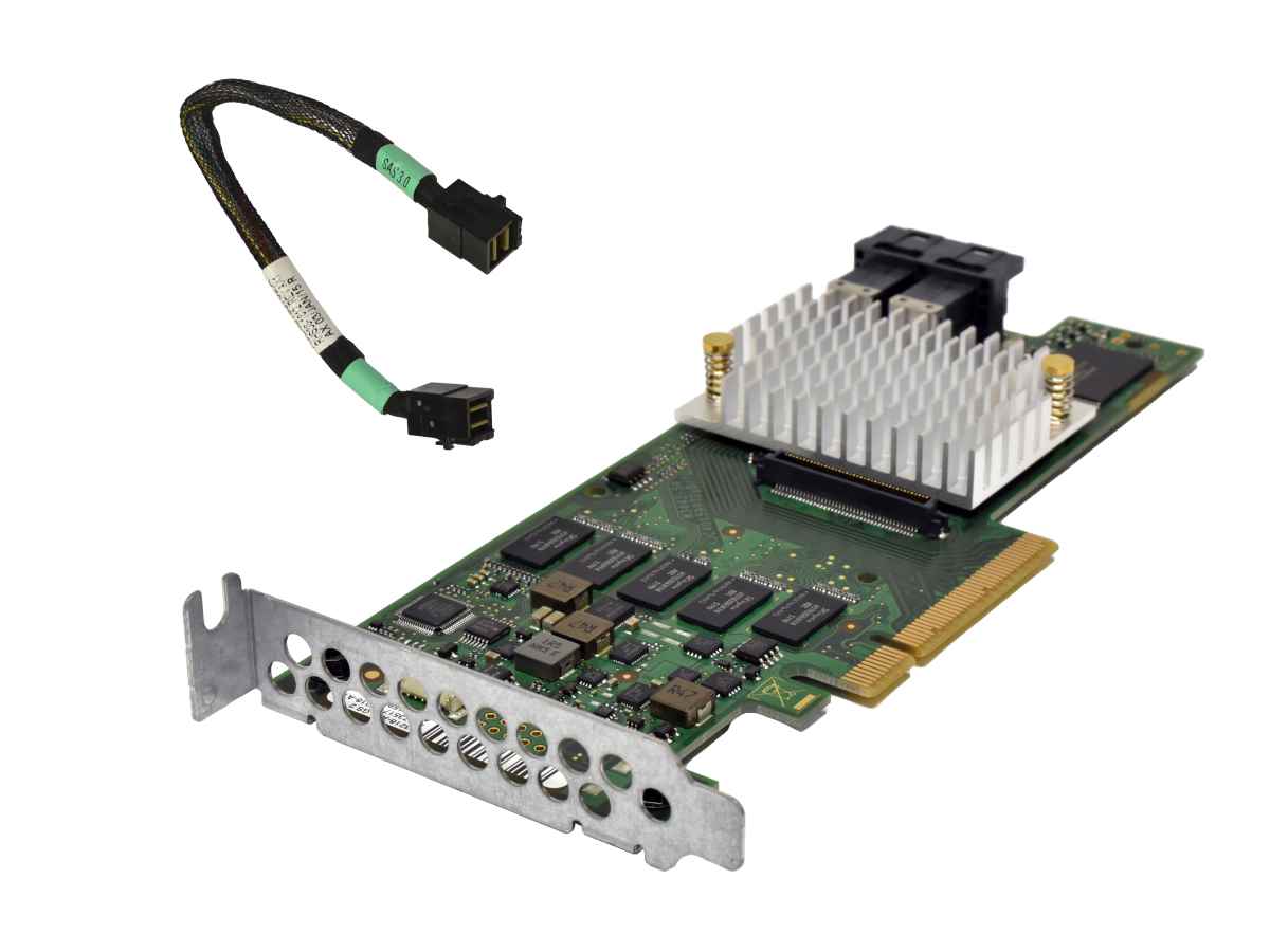 Fujitsu D3216-A13 GS2 LSI MR 9361-8i 12Gb PCIe x8 RAID Controller +1x SAS Kabel LP Fujitsu D3216-A13 GS2 LSI MR 9361-8i 12Gb PCIe x8 RAID Controller +1x SAS Kabel LP