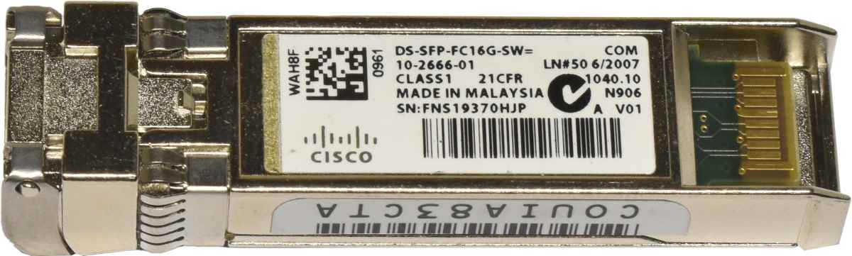 10x Cisco Original DS-SFP-FC16G-SW SFP+ 1000Base-SX 16Gb Transceiver 10-2666-01