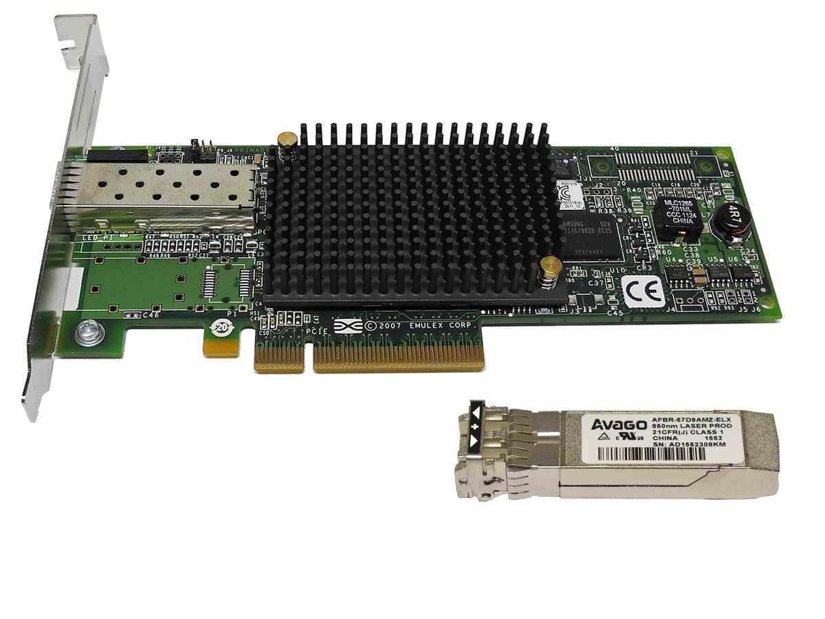 EMULEX Lenovo LightPulse LPE12000 8Gb/s PCIe x8 FC Server Adapter 00JY847 FP