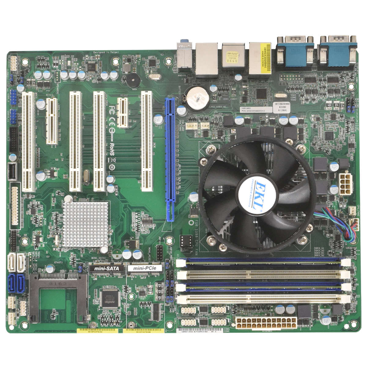 Nexcom-NEX-980-Industrial-Mainboard-1x-i5-3570-8GB-002.jpg Nexcom NEX 980 Industrial Mainboard 1x i5-3570 8GB PC3 HDMI Dport USB 3.0 2x COM