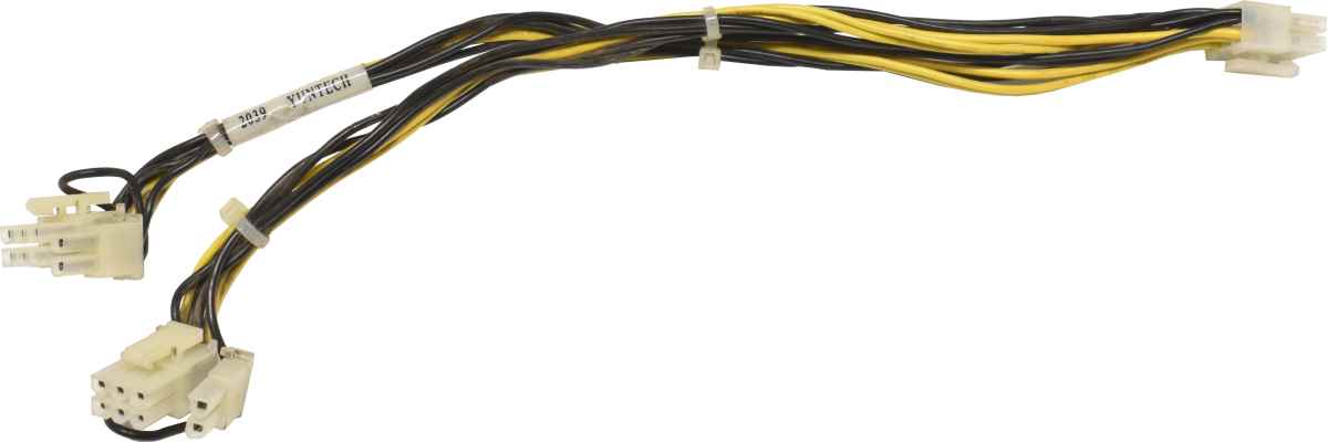 Gigabyte Power Cable / Stromkabel 8-pin / 2x 6+2-pin 30cm für G292-Z20 25CRI-250903-Y4R
