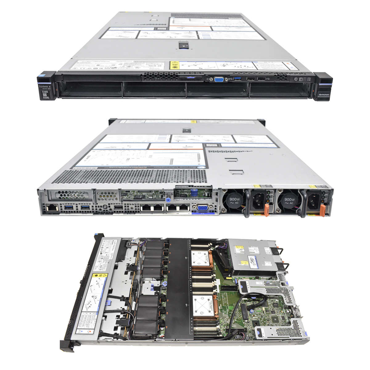 Lenovo-System-x3550-M5-Server-Barebone-no-CPU-no-D-004.jpg Lenovo System x3550 M5 Server Barebone no CPU no DDR4 2x Heatsink 4x LFF 3,5