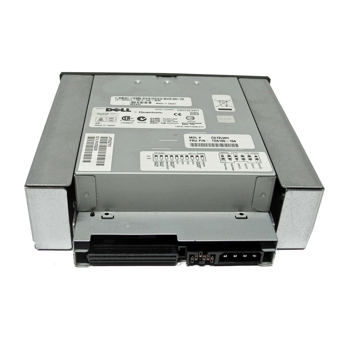Dell-0DF675-Quantum-DAT72-SCSI-LVD-SE-Tape-Drive-B-003.jpg Dell 0DF675 Quantum DAT72 SCSI-LVD/SE Tape Drive / Bandlaufwerk CD72LWH