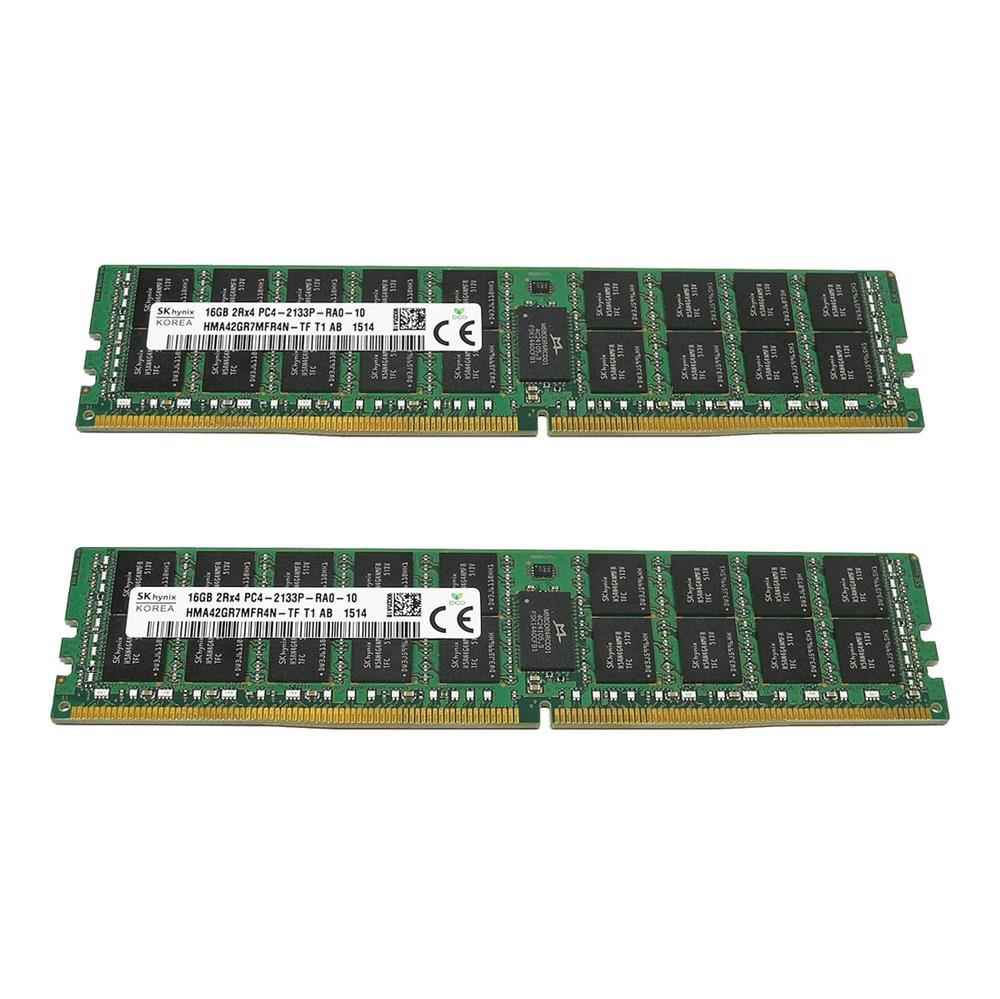 2x SKhynix 16GB 2Rx4 PC4-2133P DDR4 RAM 2x Intel Xeon E5-2630L V3 20 MB Cache 1.8 GHz 8 Core FCLGA2011-3 SR209
