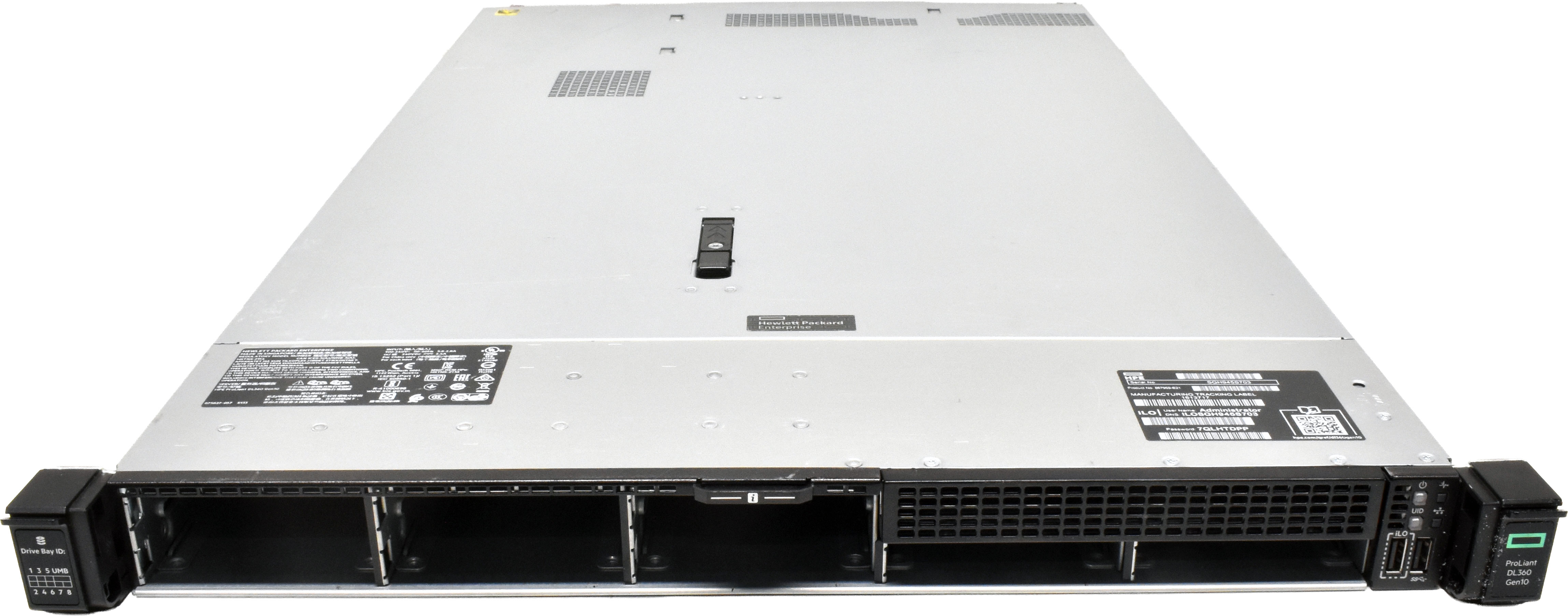 HP ProLiant DL360 G10 2xHS Performance NO CPU RAM Controller E208i 8x 2,5 SFF