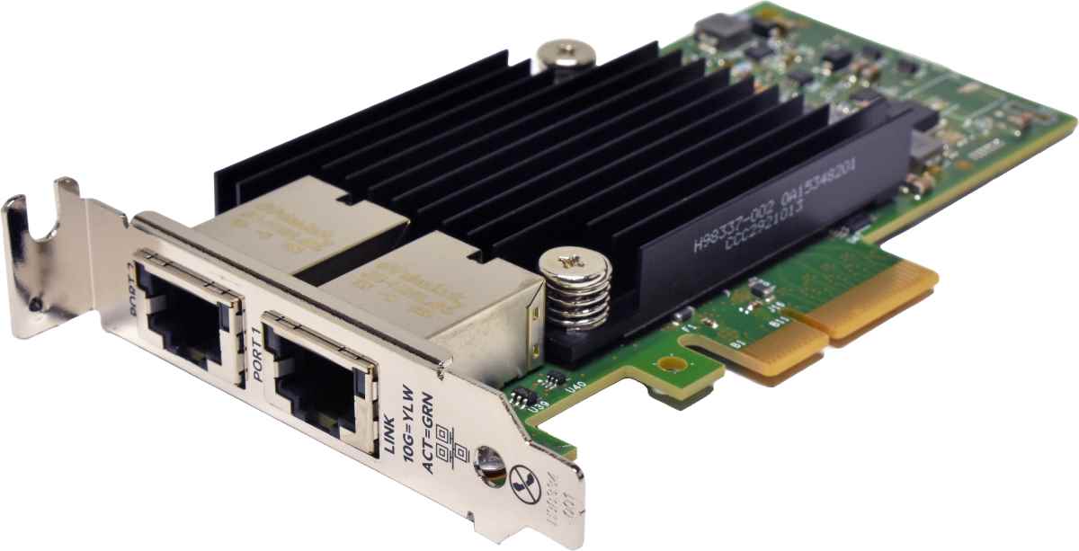 HP 562T HSTNS-B090 Ethernet Dual-Port 10GbE SFP+ PCI-Express Server Adapter 840137-001 HP 562T HSTNS-B090 Ethernet Dual-Port 10GbE SFP+ PCI-Express Server Adapter 840137-001