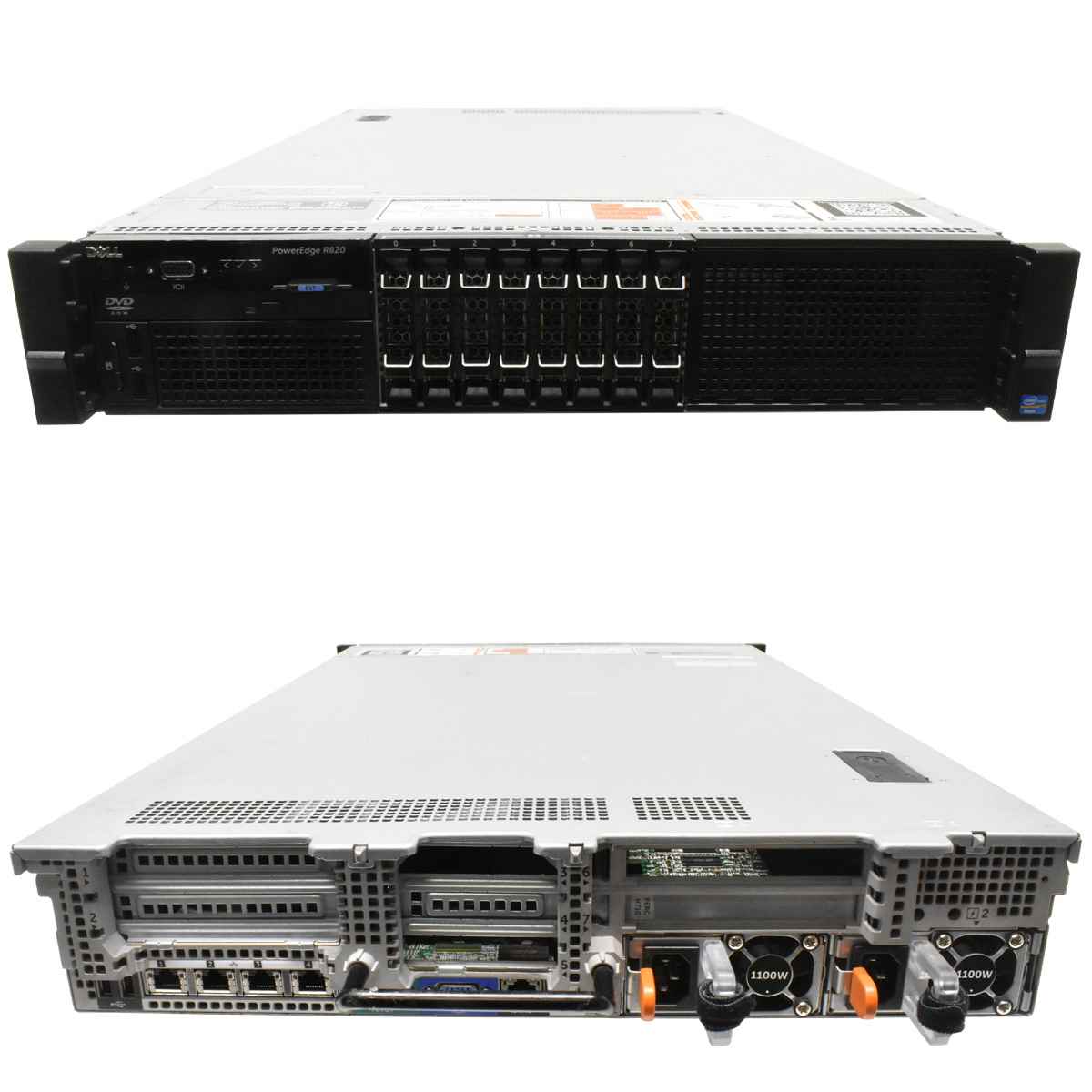 Dell PowerEdge R820 Rack Server ohne CPU ohne RAM 4x Kühler H710 8x SFF 2,5