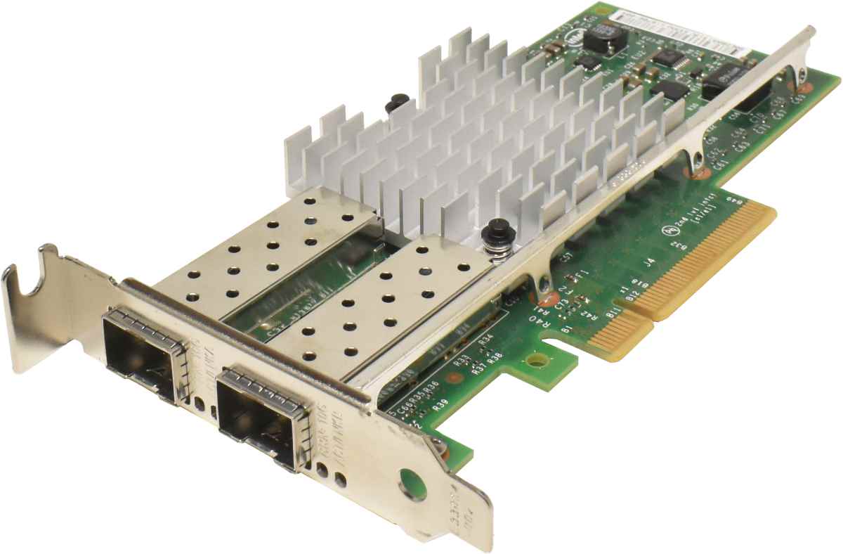 DELL Intel X520-DA2 FC Dual-Port 10GbE PCIe x8 Netzwerkkarte 0VFVGR LP DELL Intel X520-DA2 FC Dual-Port 10GbE PCIe x8 Netzwerkkarte 0VFVGR LP