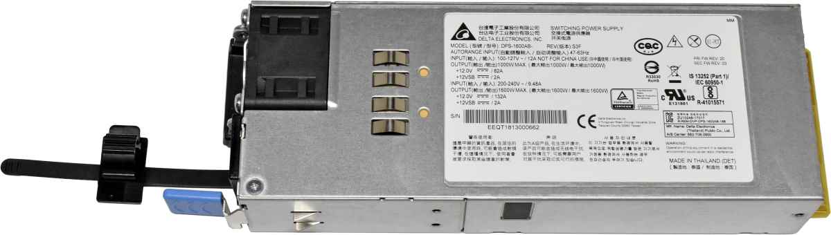 Delta Electronics 1600W Power Supply DPS-1600 AB-12 A DPS-1600 AB-18 B Delta Electronics 1600W Power Supply DPS-1600 AB-12 A DPS-1600 AB-18 B