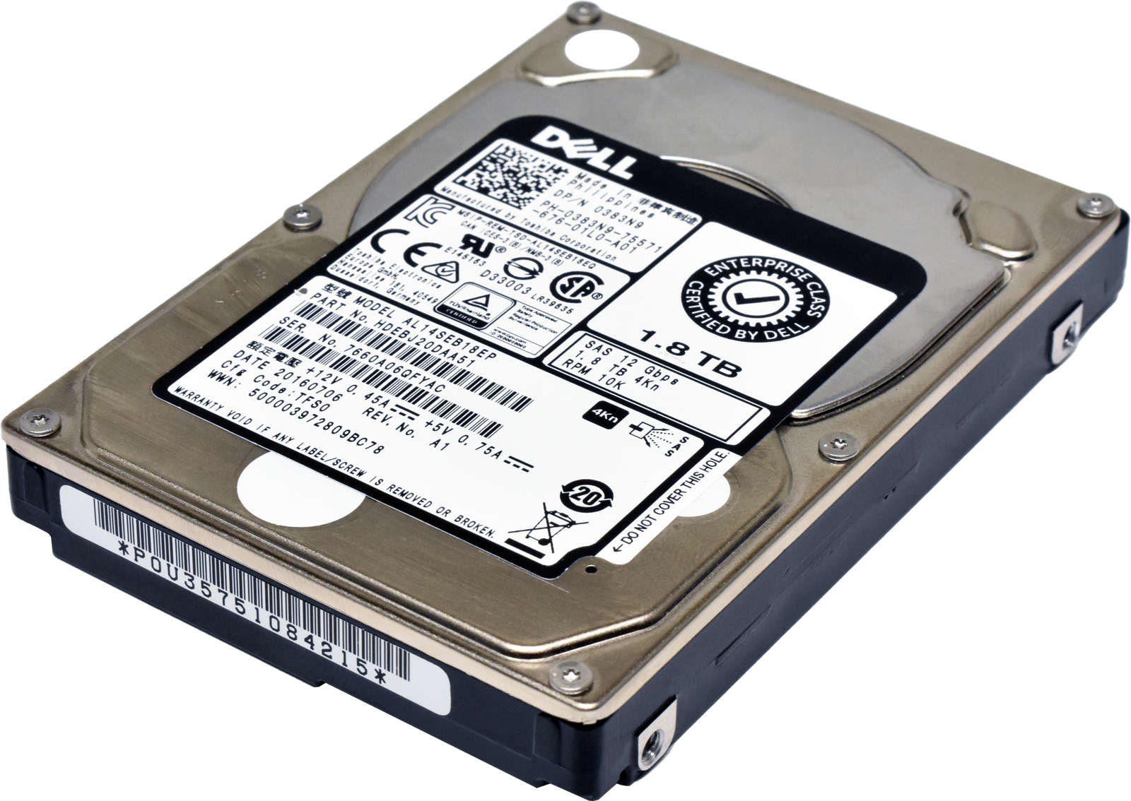 Dell-Toshiba-1-8TB-0383N9-AL14SEB18EP-2-5-10K-12G-001.jpg Dell Toshiba 1.8TB 0383N9 AL14SEB18EP 2.5" 10K 12G SAS HDD