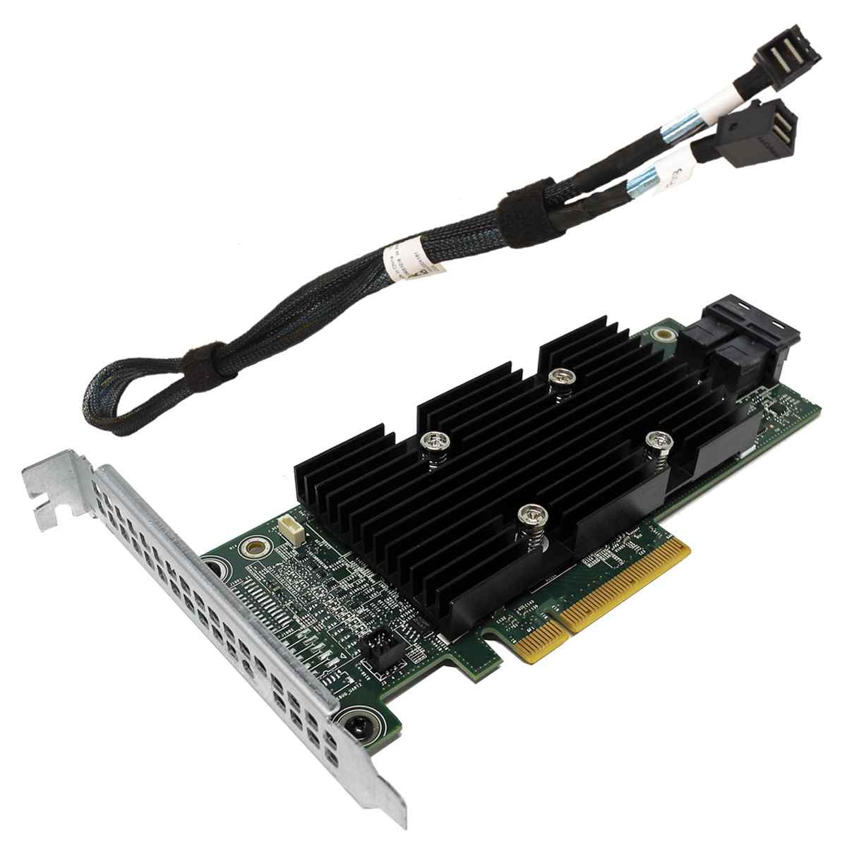 DELL 04Y5H1 PERC H330 SAS/SATA 12 Gb PCIe x8 RAID Controller für R530 R630 R930 + SAS Kabel