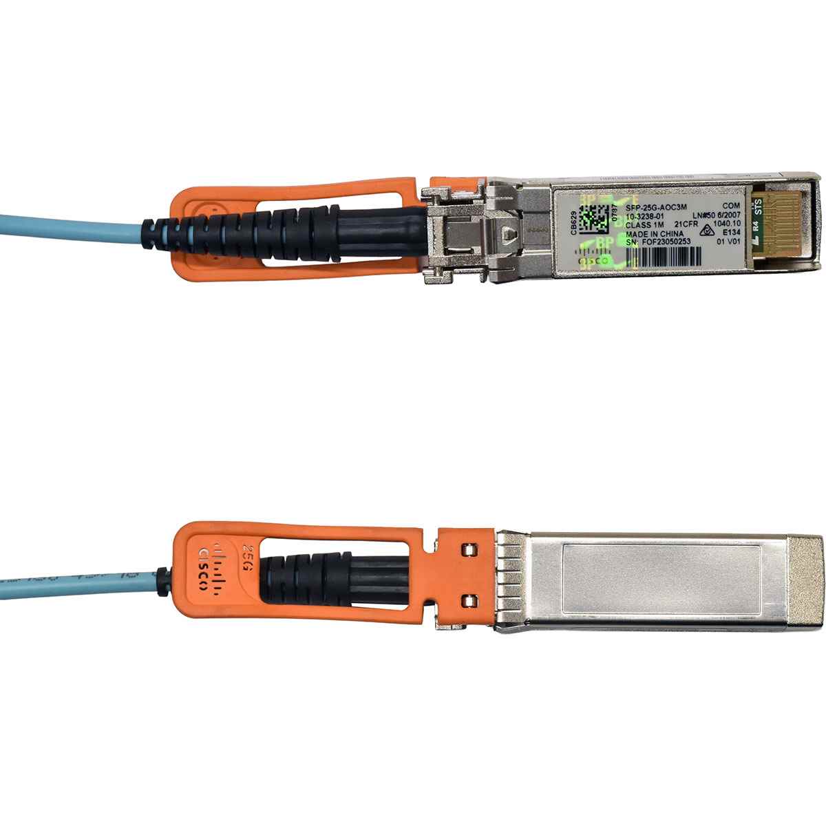 Cisco SFP-25G-AOC3M 25G 10-3228-01 aktives optisches SFP28 Kabel 3m 2 x Cisco SFP-25G-AOC3M 25G 10-3228-01 aktives optisches SFP28 Kabel 3m