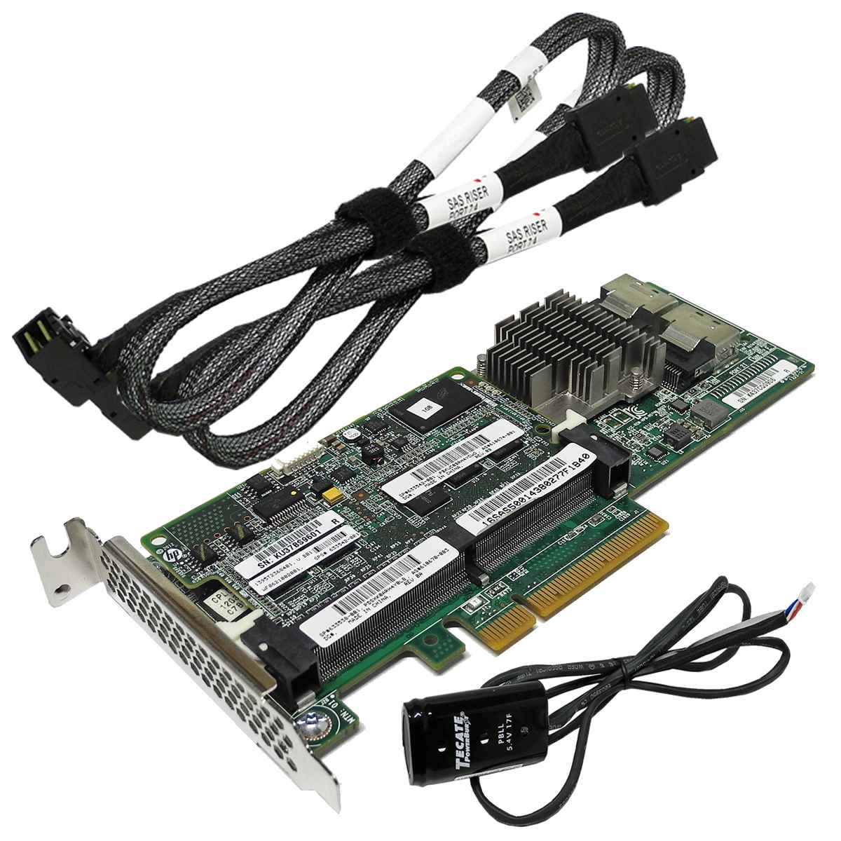 HP Smart Array P420 6Gb SAS RAID Controller 610670-002 1GB FBWC +2x SAS Kabel LP HP Smart Array P420 6Gb SAS RAID Controller 610670-002 1GB FBWC +2x SAS Kabel LP