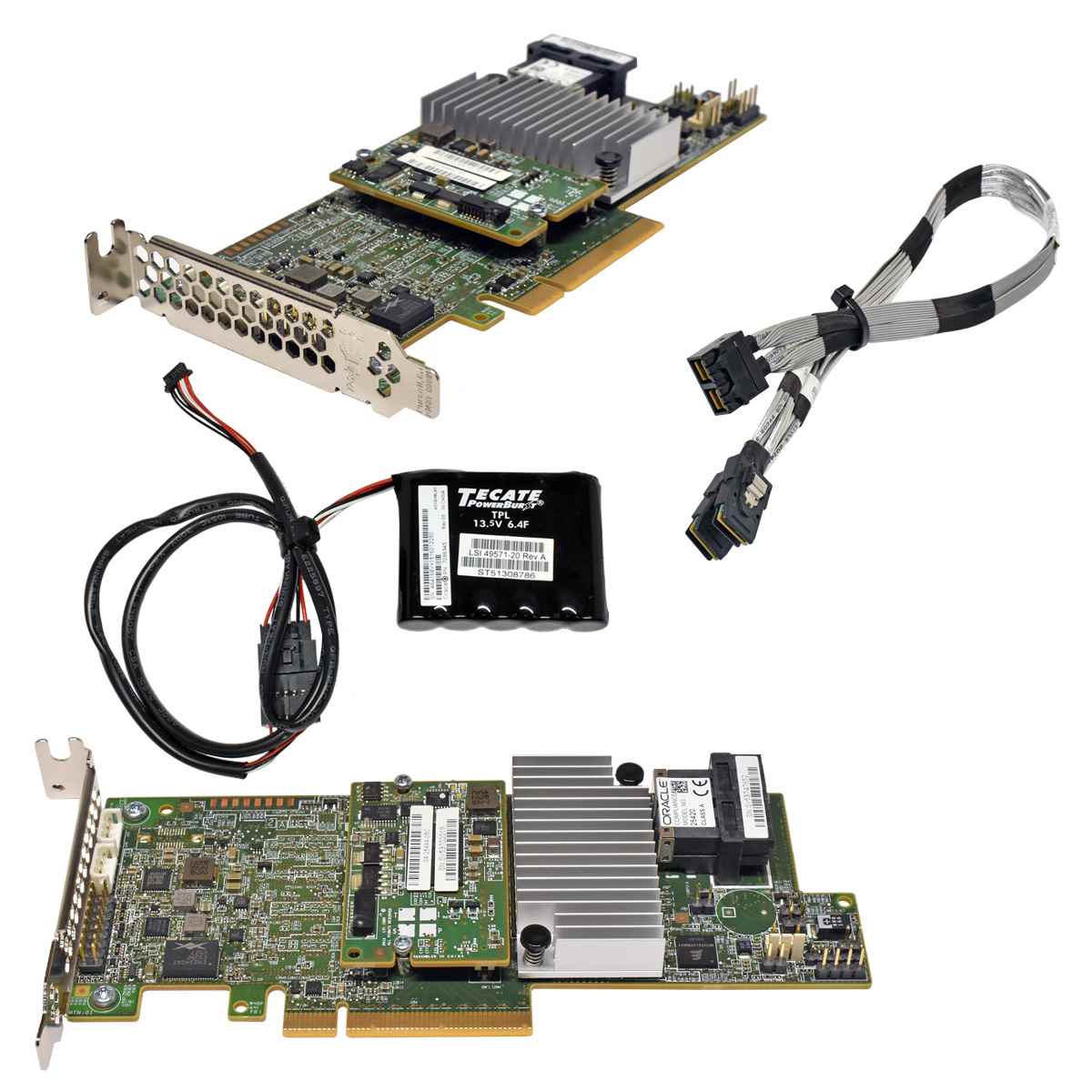 Oracle 25420 7085209 03-25420-09E 04-25444-05C LP Low Bracket + Cache Modul + SAS Kabel + BBU Oracle 25420 7085209 03-25420-09E 04-25444-05C LP Low Bracket + Cache Modul + SAS Kabel + BBU