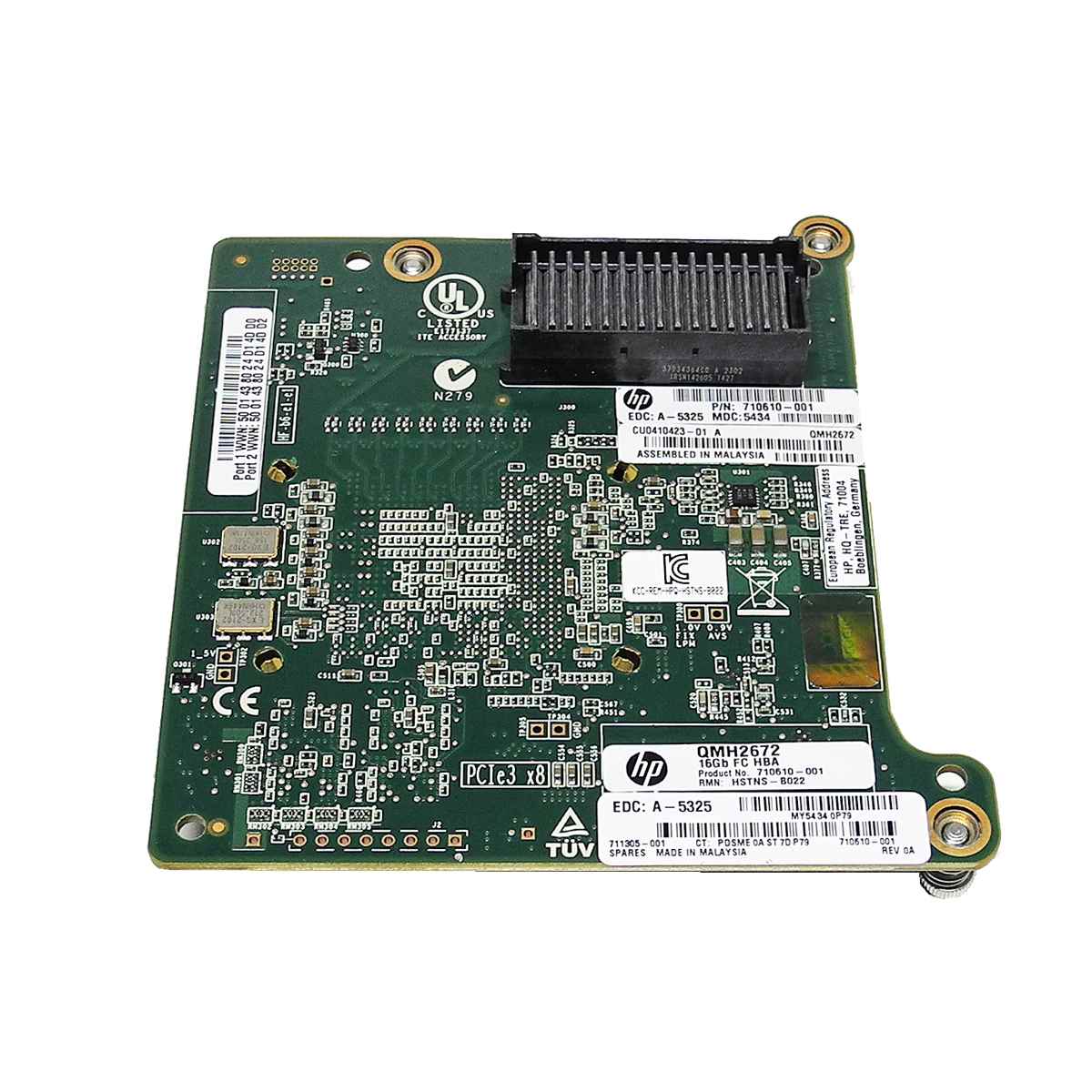 HP QLogic QMH2672 16Gb FC HBA for BladeSystem c-Class G9, G10 711305-001 HP QLogic QMH2672 16Gb FC HBA for BladeSystem c-Class G9, G10 711305-001