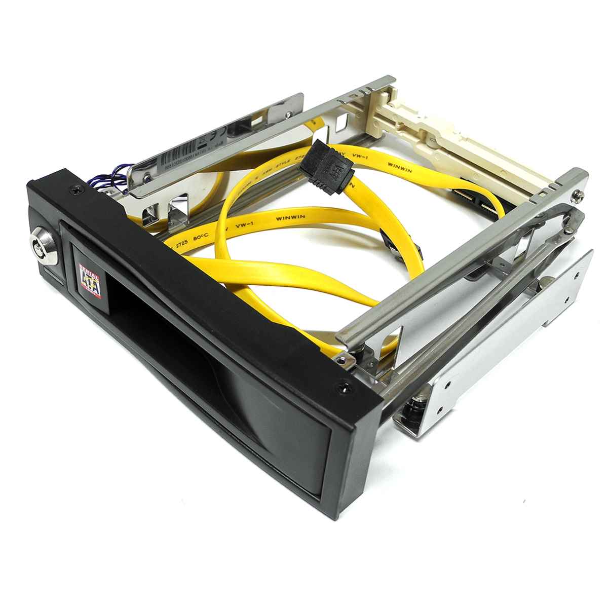 ICY BOX Mobile Rack IB-168SK-B SATA 3,5" HDD Rahmen für 5.25" Schacht +Kabel ICY BOX Mobile Rack IB-168SK-B SATA 3,5" HDD Rahmen für 5.25" Schacht +Kabel
