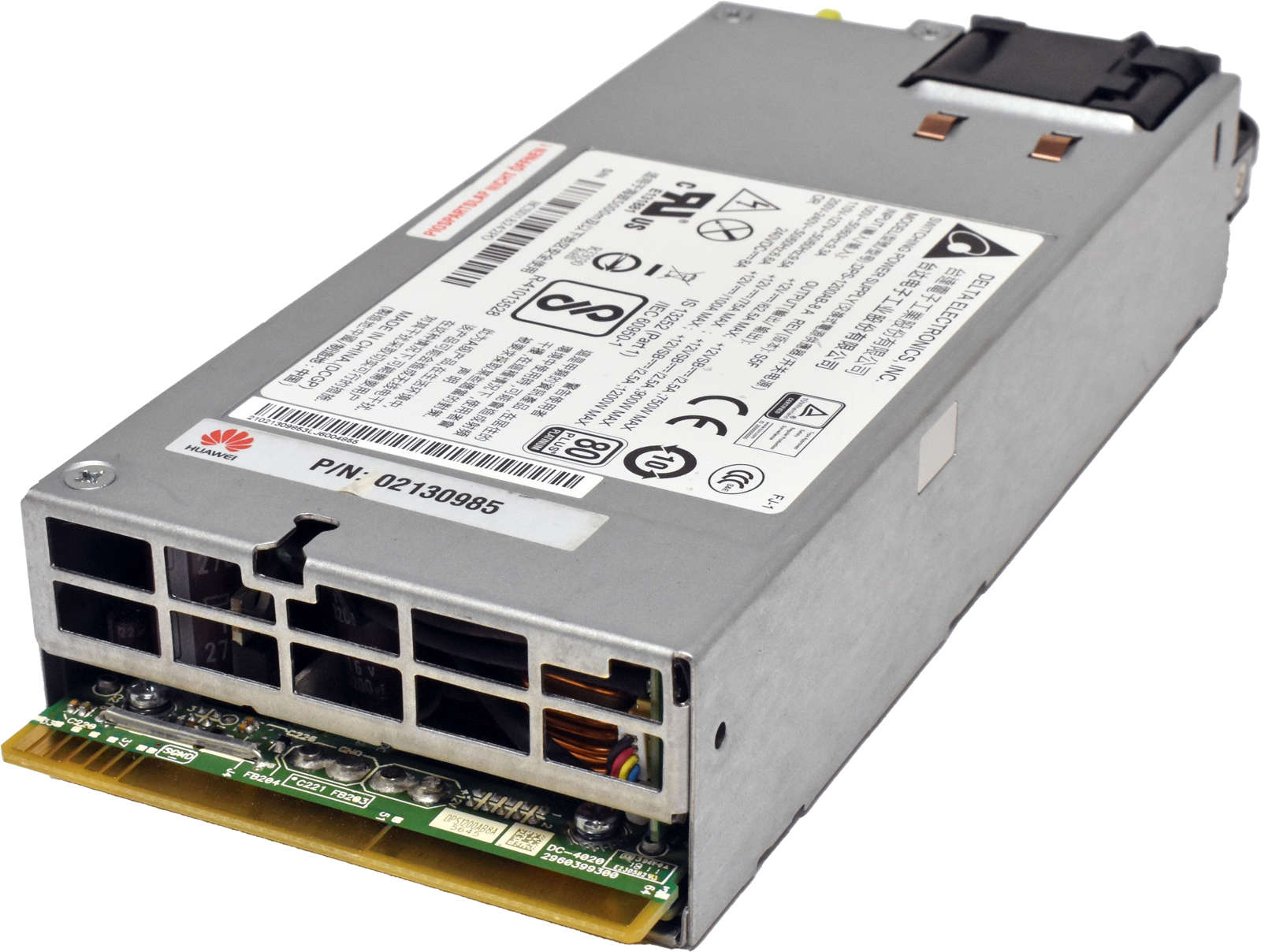 Huawei-Delta-1200W-Power-Supply-Netzteil-DPS-1200A-002.jpg Huawei Delta 1200W Power Supply/Netzteil DPS-1200AB-8 A 02130985