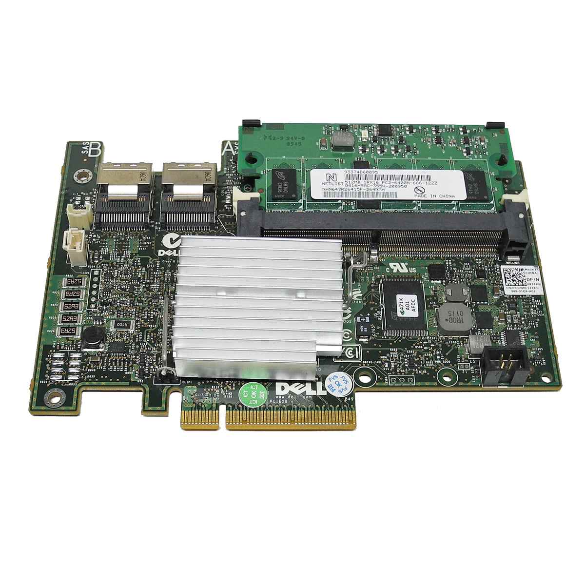DELL PERC H700 6 Gb/s PCI-E x8 1GB SAS RAID Controller 0HCR2Y HCR2Y DELL PERC H700 6 Gb/s PCI-E x8 512 MB SAS RAID Controller 0XXFVX