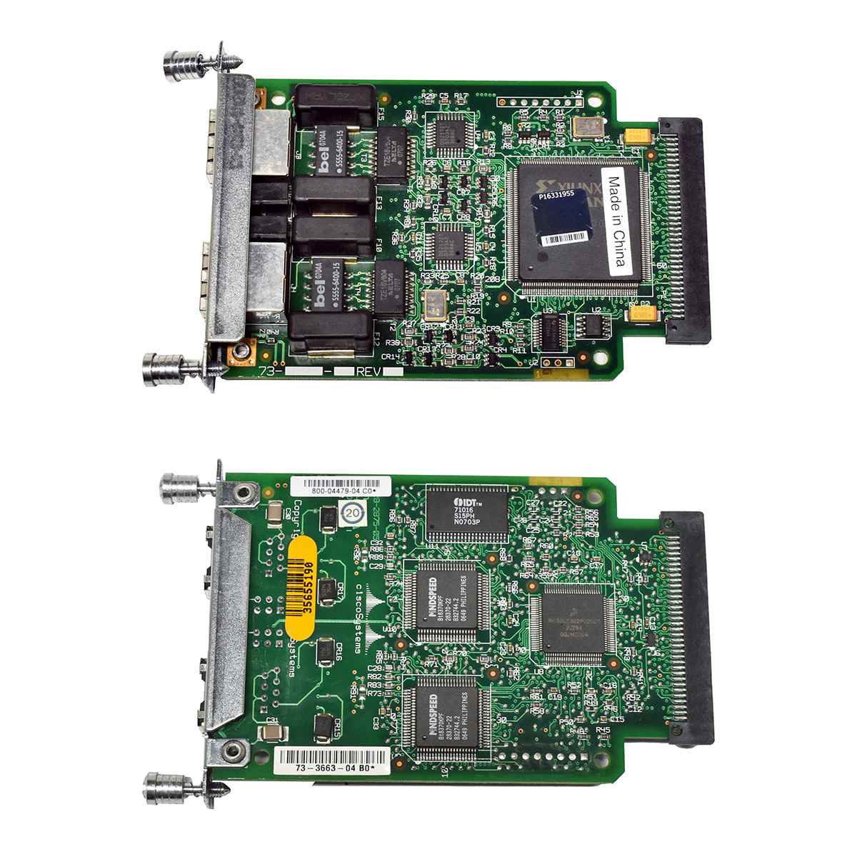 Cisco VWIC-2MFT-E1 2-Port Multiflex Voice/WAN Card 800-04479-03 D0 73-3663-03 D0 Cisco VWIC-2MFT-E1 2-Port Multiflex Voice/WAN Interface Card 800-04479-04 73-3663-04